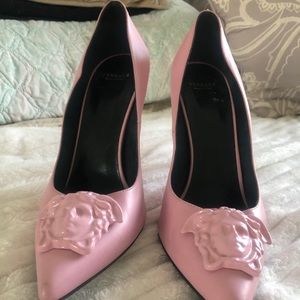 Versace pink shoes